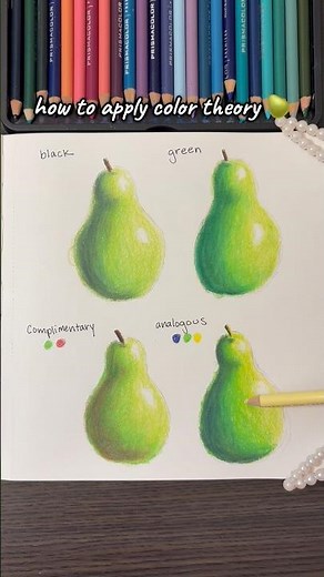 60s how to color theory explanation #art #arttutorial #colortheory #fruitart