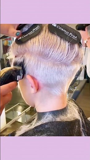 amazing transformative pixie haircut look #shorts #hairtutorial #pixiehaircut #shorthair
