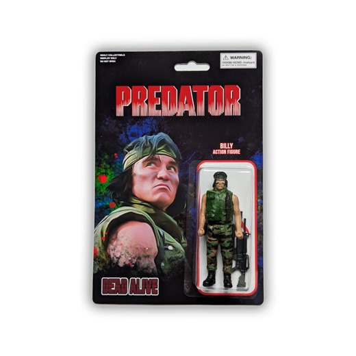 Predator, Billy Rare Custom Action Figure - Etsy
