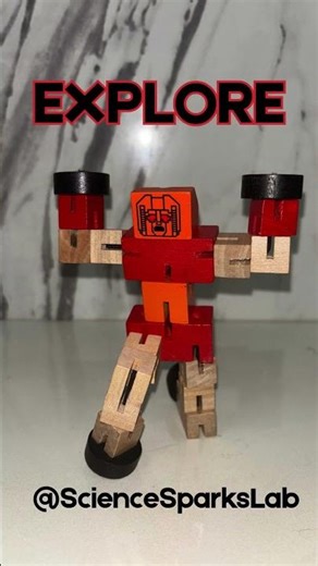 DIY Wooden Robot 🤖 | Fun Geometry for Kids