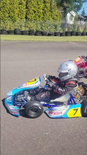 I am out racing at Puget Sound Go Kart Association - Race Track Round 1 #kidskarting