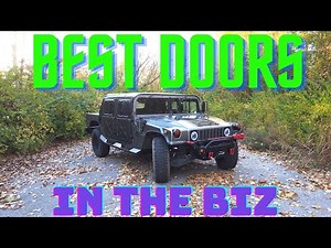 These Humvee Doors are INSANE- CobraTek Hybrid Half Doors