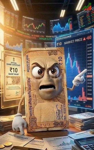 Face Value vs Market Price | Stock Market in 1 Minute