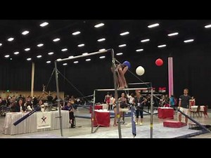 Kailee Platinum Bar Routine - Xcel Regionals - NC State Team