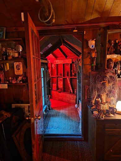 Showing never before seen footage of Ed and Lorraine Warren's occult museum. | Exploring with Josh