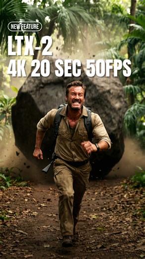 OpenArt on Instagram: "Meet LTX-2, the next-generation AI creative engine built by Lightricks. LTX-2 delivers synchronized audio, 4K fidelity, and cinematic quality within an end-to-end workflow built for agencies, studios, and brands that demand scale and precision. -4K Resolution -20 second generations -25-50 FPS -Retake feature -Much more! Now available on OpenArt!"