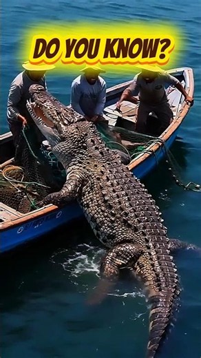 This Predator Has The Strongest Bite On Earth 🐊 | SaltWater Crocodile Shocking Facts
