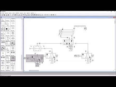 Pneumatics in FluidSim 02 Introduction to using AND and OR valves