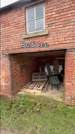 Easy log store build #diy #fpy #farm #rurallife #yorkshire
