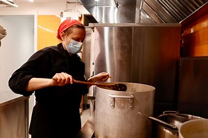 How cooks turn food bank donations into delicious and nutritious meals