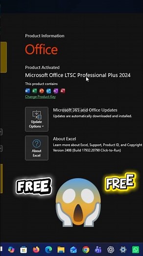 How to install MS Office 2024 for FREE 🔥 #shorts #office2024 #tutorial