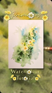 1.5K views · 65 reactions | We are painting gorgeous primroses in my online art school. And looking at different watercolour surfaces to create on! Come and join the floral party! #jeanhainesonilineartschool #watercolour #watercolor #primroses #floral #painting #art | Jean Haines Watercolours | Facebook