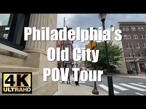 POV Walking Tour Old City Philadelphia in 4K | THE BIRTHPLACE OF AMERICAN INDEPENDENCE