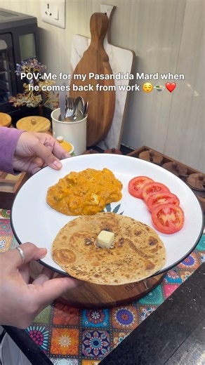 Day21- Dinner for two ✌️ Paneer Lababdar & Butter Paratha | Quick and Easy Dinner Ideas