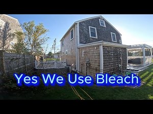 Cedar Shake Siding Cleaning & Picket Fence (Pressure Washing Soft Wash Job Recap)