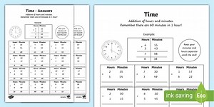 Adding Hours and Minutes With Renaming Worksheet