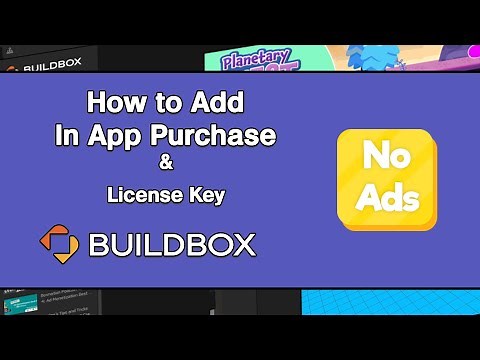 How To Add In App Purchase in Buildbox & Add License Key