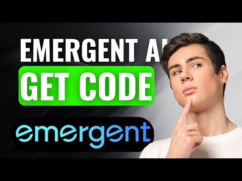 How To Get Code From Emergent Ai | (2025) NEW LATEST UPDATED METHOD | Quick & Easy Full Guide