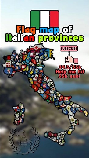 Flag map of italian provinces #mapping