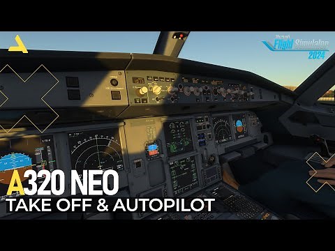 Take Off and Autopilot Tutorial of Inibuilds A320 Neo in MSFS 2024 | A Beginners Guide
