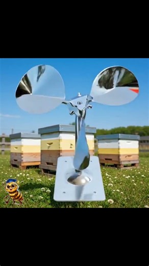 Simple Bird Repellent Light Reflection Device for Apiaries 🐝✨