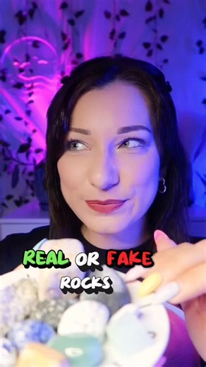 Inna | Can you tell if it’s a real or fake rock? 🪨 credit @livvyloveasmr 💚 #asmr #asmreating #asmrfood #realorfake #fakeorreal #sleep #sleepaid... | Instagram