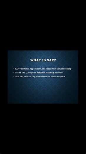 What is SAP? SAP stands for? | Easy definition #fyppppppppシ