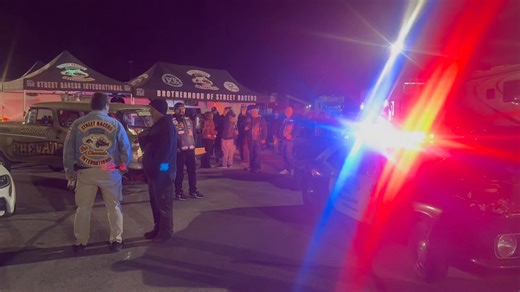 “Brotherhood of Street Racers” From 5 states joined together at the “Street Car Super Nationals” in Las Vegas at the “STRIP”. Live music, and food. Everyone is having a good time. More racing tomorrow. | Randy Lee Warriner