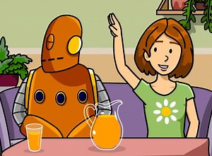 Buds never leave buds hanging. This moment of friendship brought to you by Batteries, today's Featured Movie: https://brnpop.co/2Ri1DL0 🔋 #uptop #highfive | BrainPOP