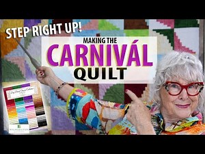 Make this LOG-CABIN inspired CARNIVÁL Quilt - Project Play