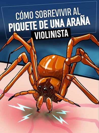 Cómo sobrevivir al piquete de una araña violinista