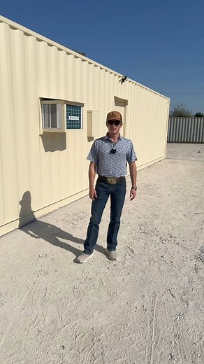 Check out this upgraded shipping container! #shipping #container #storage | Cactus Containers