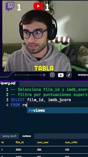 ¡Filtra DATOS como un PRO! 📊 Uso de WHERE en SQL #shorts #programacion