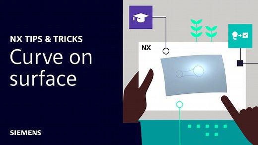NX | Tips and Tricks | Curve on Surface - NX Design