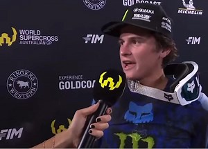 Deegan on 2nd in 450 Main: “I was like a little kid—‘I just passed Eli Tomac! I just passed Eli Tomac!’” 🎥 FIM WSX Race Results - https://dirtbikelover.com/2025-world-supercross-gold-coast-australia-race-results/ | DirtbikeLover