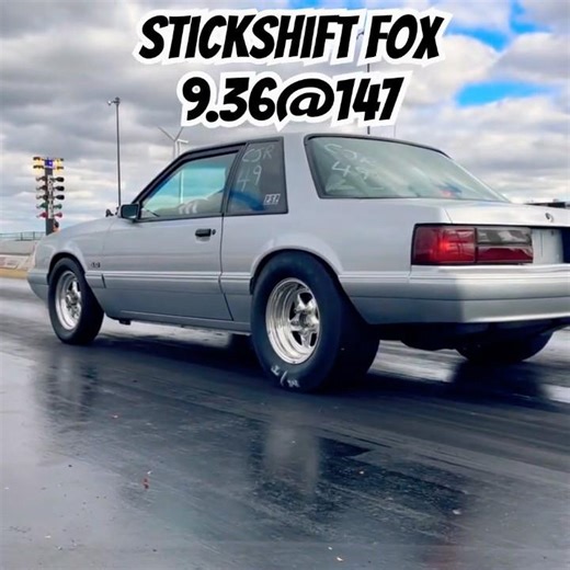🕹️ Stickshift 347 Foxbody Mustang Notch // 1/4 Mile Drag Racing #fordmustang #foxbody #car #dragrace