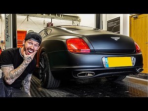 I LOWERED & FITTED 22" ALLOYS TO MY BENTLEY CONTINENTAL GT