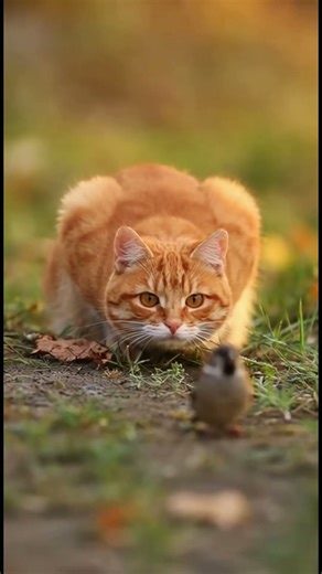 CAT VS BIRD! The Ultimate Stealth Attack - Nature's Tiny Predator!