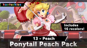 Ponytail Peach Pack Mod for Super Smash Bros. Ultimate | SSBU Mods