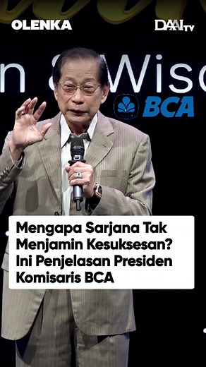 Jahja Setiaatmadja: Kunci Sukses Bukan Hanya Pendidikan