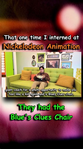 The Blues Clues Chair #nickelodeon #animationindustry #tour #blender #emergencyplayer