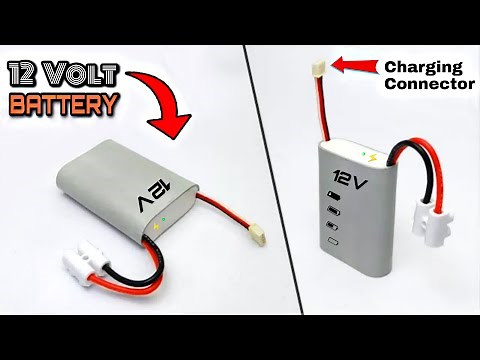 How to make 12 Volt Battery From PVC Pipe - Rechargeable 12V Battery Homemade | adi Experiment