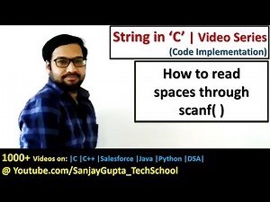 How to read strings including spaces through scanf( ) function in c programming language