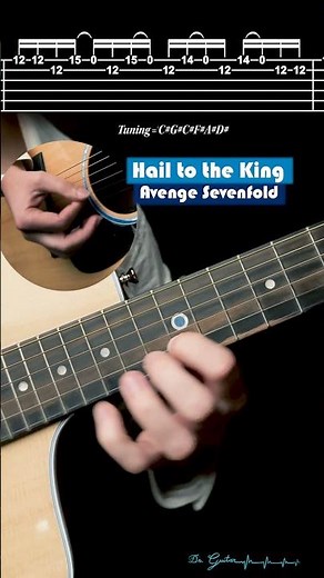 Hail to the King - Avenge Sevenfold | (Intro) TABS Tutorial - Dr. Guitar