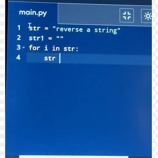 Reverse a String- Interview Python Question