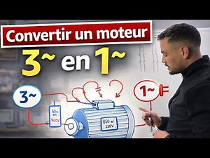 Comment convertir un Moteur électrique 3~ Tri-phasé en Mono-phasé