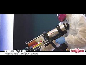 MeCaSpray gun & MeCaTeC ceramic polymers series for cold rapid surfacing