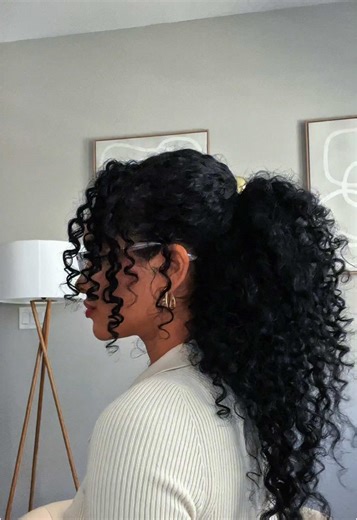 Low Tension Curly Hairstyle in Under 5 Minutes