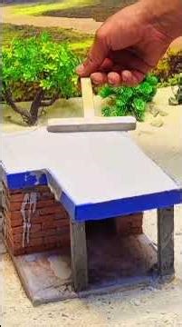 Can You Build a Two-Story House with Mini Bricks in Just 24 Hours? #vfuho #miniature #shorts #diy