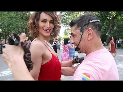 CROSSDRESSER IN PUBLIC DANCING THE TANGO! #PRIDE | Yoya Fabulosa |